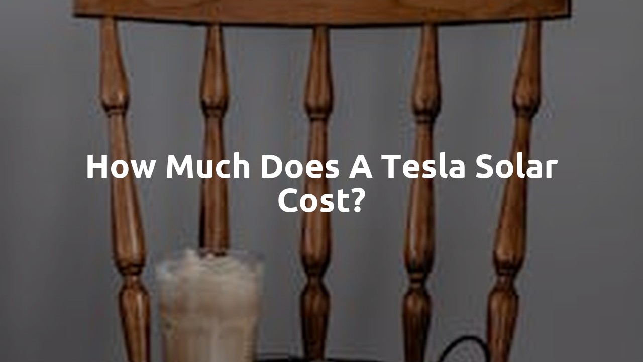 How much does a Tesla solar cost?