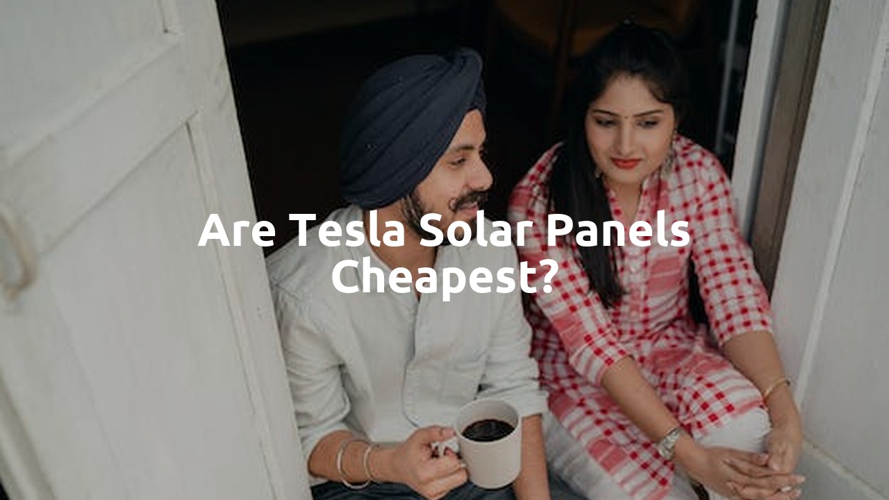 Are Tesla solar panels cheapest?