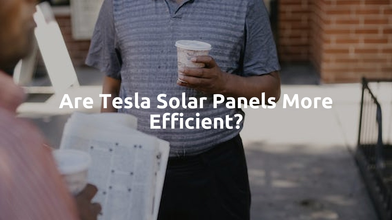 Are Tesla solar panels more efficient?