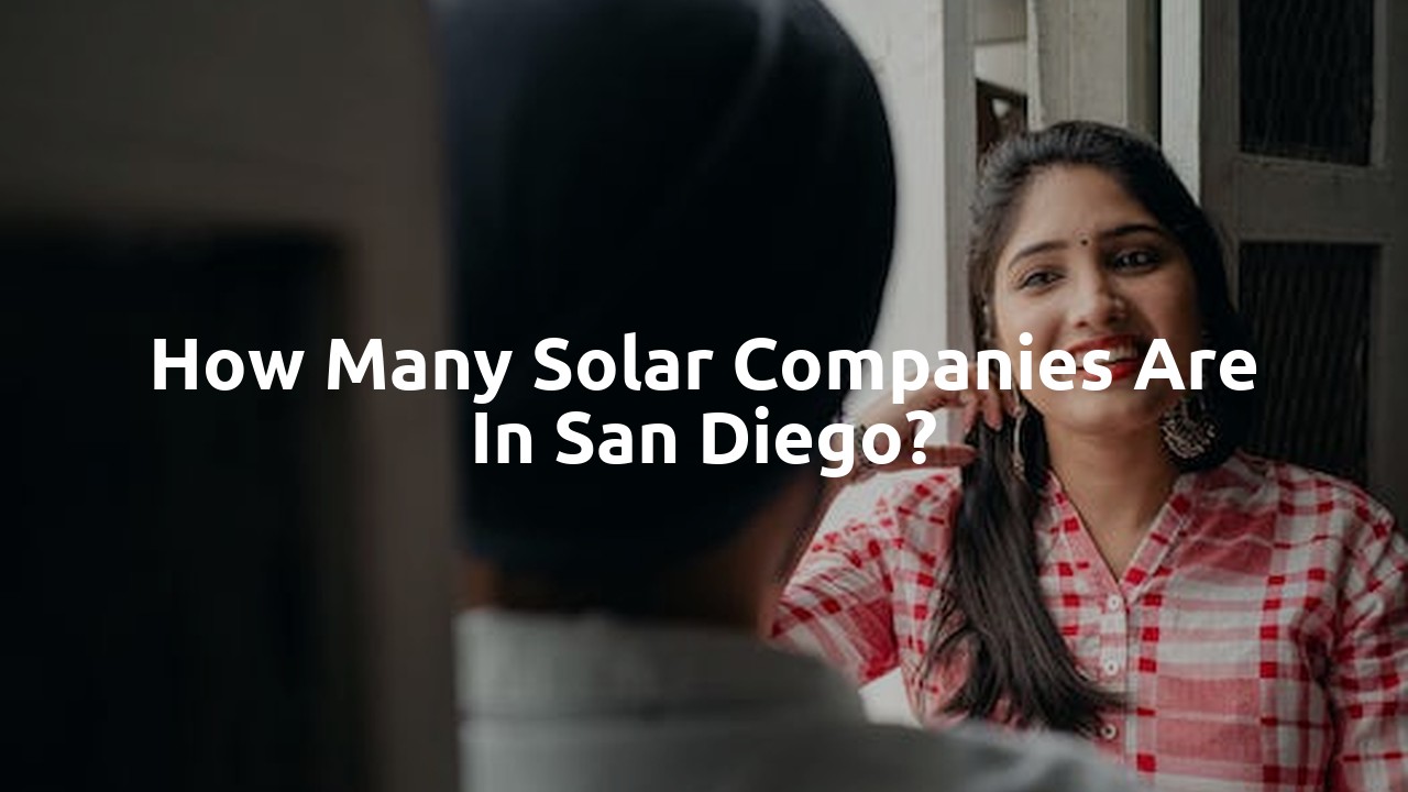 How many solar companies are in San Diego?