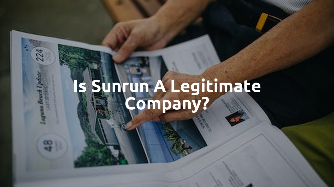 Is Sunrun a legitimate company?